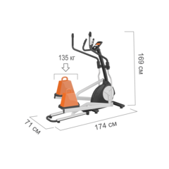 Эллиптический тренажер Proxima Enima II iPro