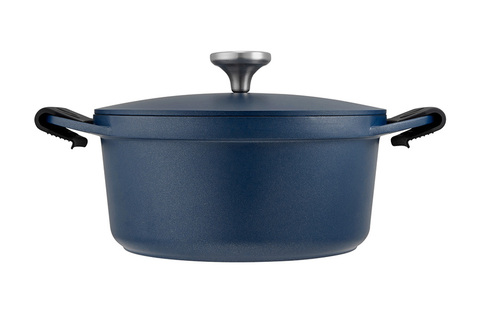 Кастрюля Agile, синяя, 24 см, 4,2 л