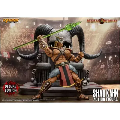 Фигурка Шао Кан Делюкс масштаб 1/12 Мортал Комбат Storm Collectibles
