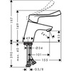 Hansgrohe 31914000 Смеситель локтевой для раковины