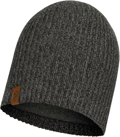 Шапка вязаная с флисом Buff Hat Knitted Polar Lyne Grey фото 1