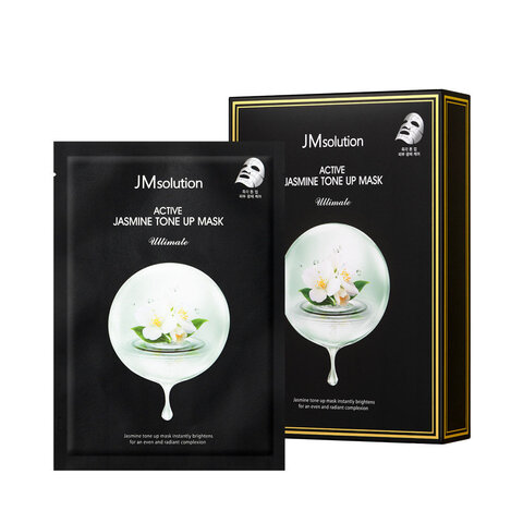 Тканевая маска с экстрактом жасмина для выравнивания тона JMsolution Active Jasmin Tone-Up Mask