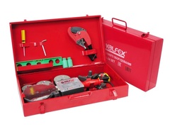 Аппарат сварочный для PP-R труб и фитинг 1,5 кВт Дн 20-63 в/к насадки 20-40мм VALFEX VWM-03 SET