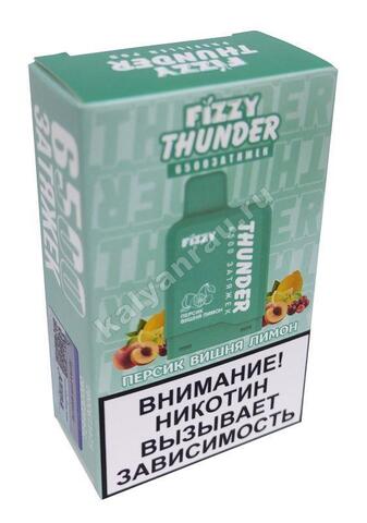 Картридж Fizzy Thunder 6500 затяжек - Персик Вишня Лимон