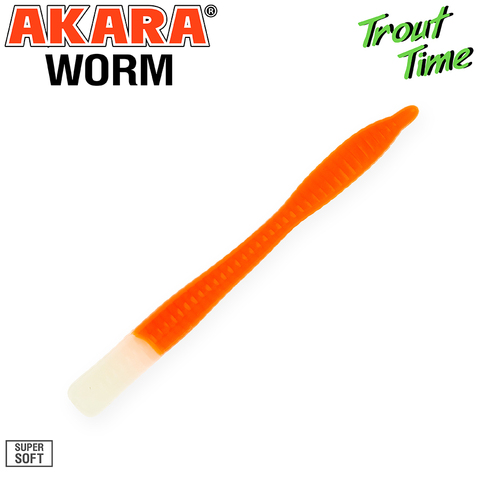 Силиконовая приманка Akara Trout Time WORM 3 Cheese 471 (10 шт.)