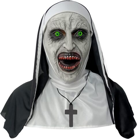 Проклятие монахини маска Валак с крестом