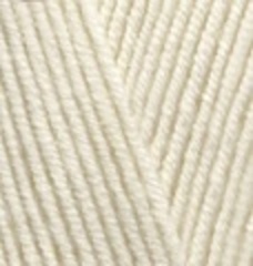 ALIZE "Lana Gold Classic", 49% Шерсть, 51% Акрил, 100 гр, 240 м, 01 кремовый
