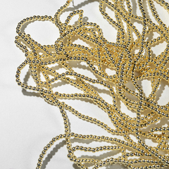 Гематин (гематит), оттенок "Светлое золото", шар (разделитель) 3,3мм