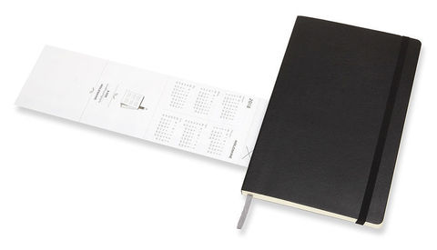 Еженедельник Moleskine Academic Wknt LGH, цвет черный