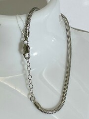 Снейк круглый 0,3 (браслет из серебра).
