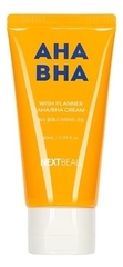 NEXTBEAU Крем с AHA/BHA кислотами для проблемной кожи - Wish planner AHA/BHA cream, 80мл