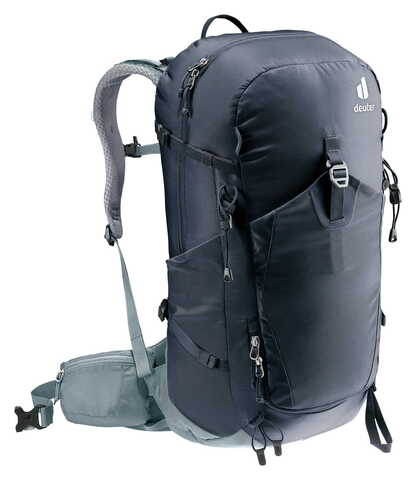 Картинка рюкзак туристический Deuter Trail Pro 33 Black/Shale - 8