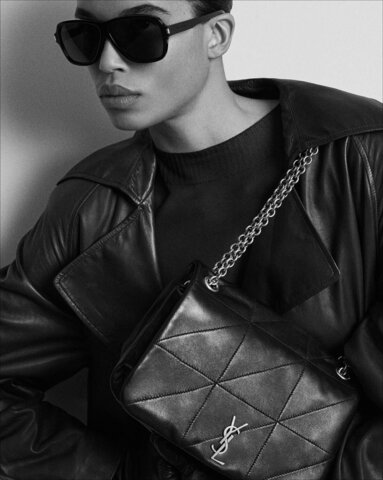 Маленькая кожаная сумка через плечо Saint Laurent Jamie 4.3