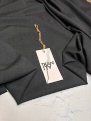 Костюмно-плательная однотонная шерсть (Marzotto, 100%шерсть, Серый базальт, 152, 250 гр/м2)