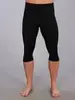 Штаны компрессионные 3/4 Barracuda Solid Black