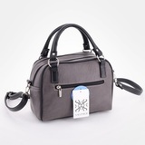 Сумка Саломея 269 мульти итальянский серо-черный