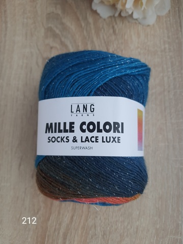 Lang Yarns Mille Colori Socks and Lace Lux 212