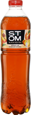 Холодный чай СТОМ со вкусом персика 0,33л ж/б