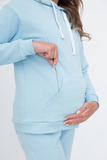 Спортивный костюм для беременных и кормящих 15952 голубой