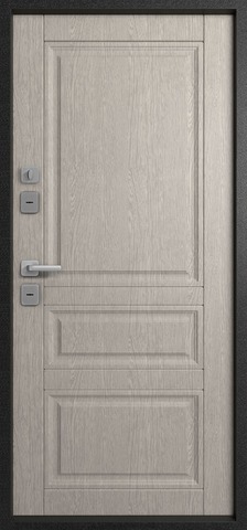 Термодверь входная Эталон Термо-4 (2025), 2 замка, 1,4 мм металл, (черный букле+эш вайт астана) #3