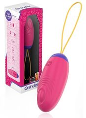 Розовое виброяйцо с функцией постукивания и управлением через приложение