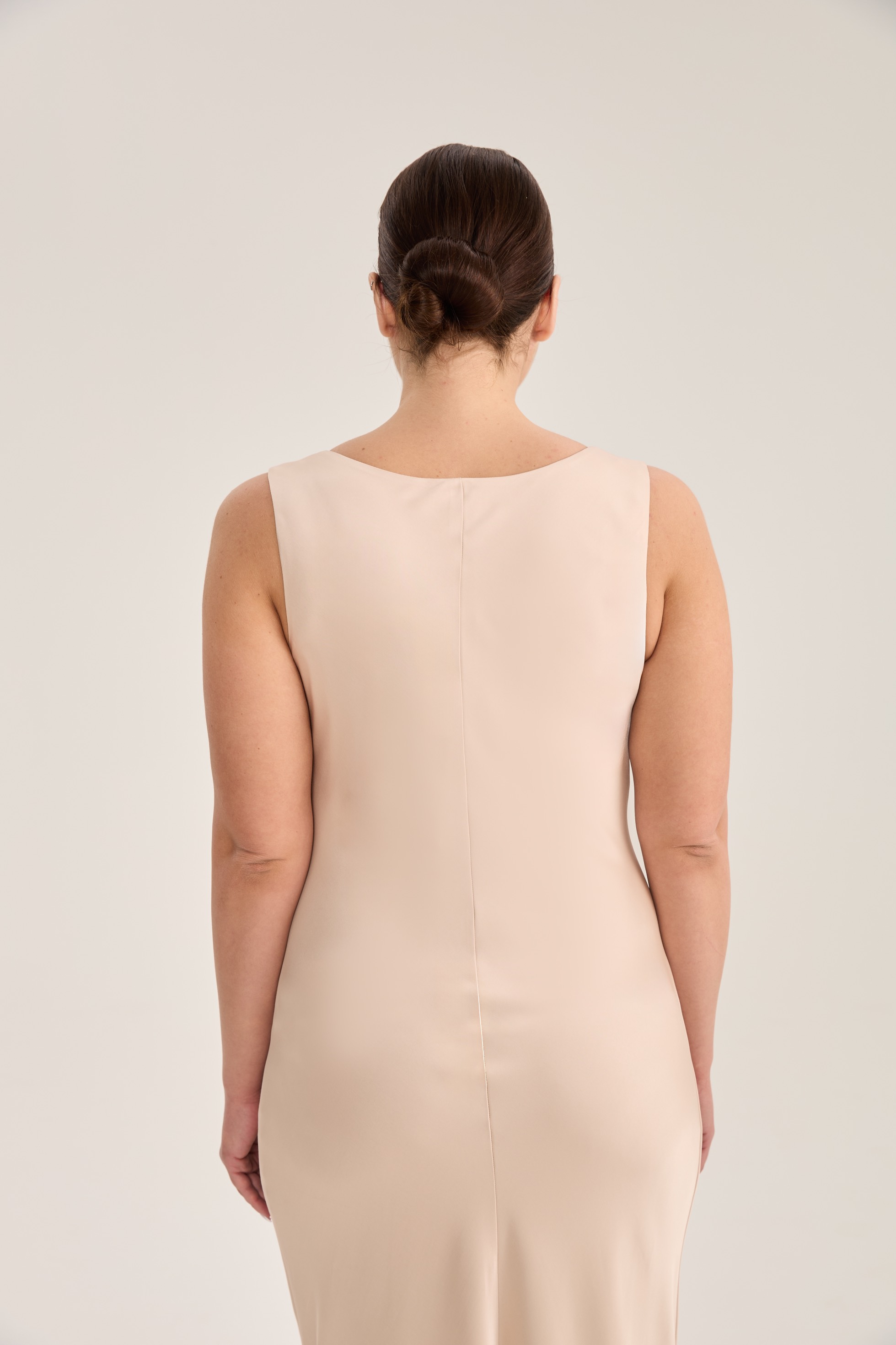 Комбинация на широких бретелях, светло-бежевый