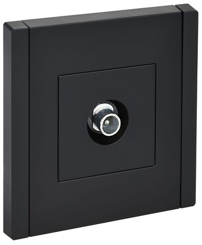 FORTE&PIANO Роз. TV проходная FP129 чер. IEK