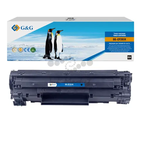 Картридж G&G 83X для HP LJ M125, M127, M201, M225/;Canon MF229, MF226, MF216, MF224, MF222, MF217, MF211, MF212, MF227, with chip (замена CF283X)
