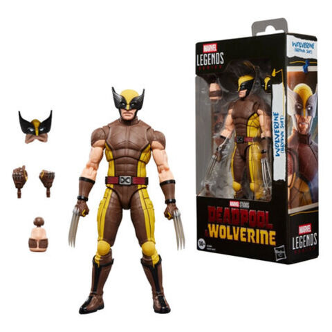 Фигурка Росомаха коричневый костюм из фильма Дэдпул и Росомаха Marvel Legends