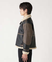 Куртка Alpha Industries Faux Leather B-3 Mod Jacket Espresso (Коричневый)