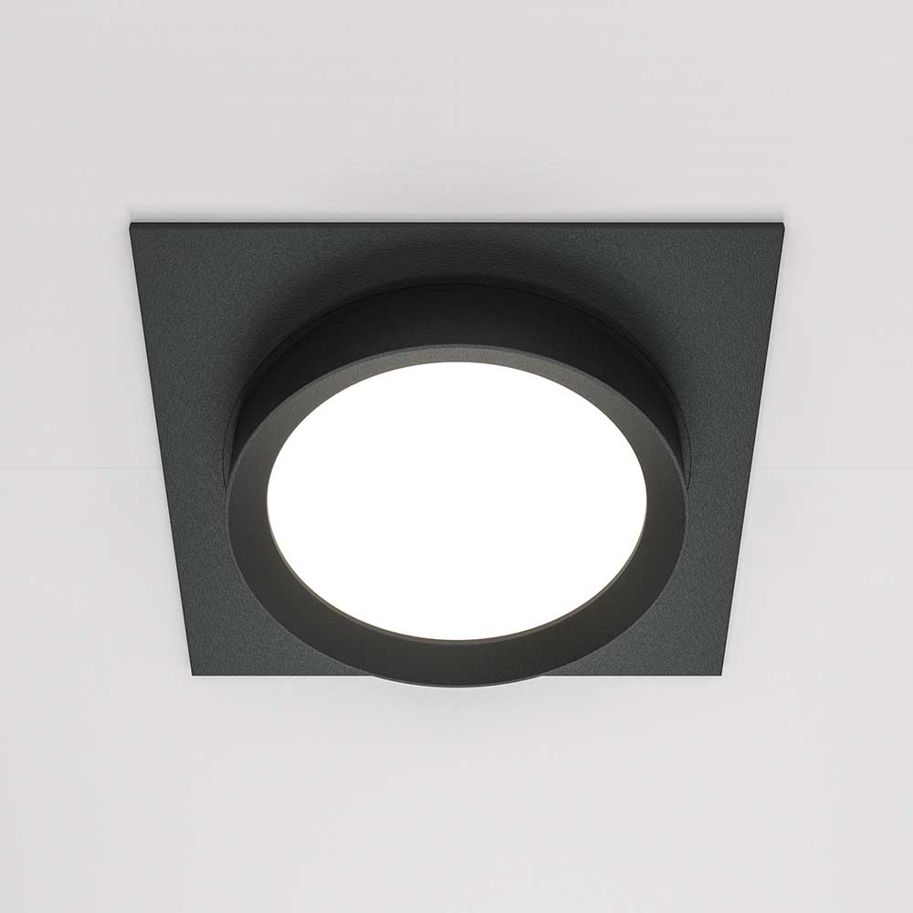Встраиваемый светильник Maytoni Hoop DL086-GX53-SQ-B