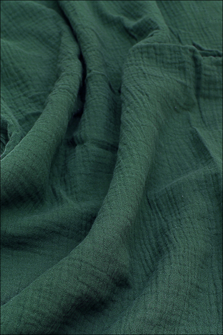 Ткань муслиновая,темно-зелёный