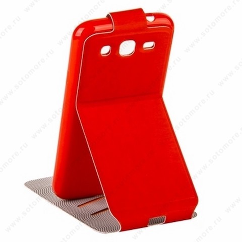 Чехол-флип Kooso Melkco для Samsung Galaxy Mega 5.8 i9150 - Kooso Koka Flip case Red