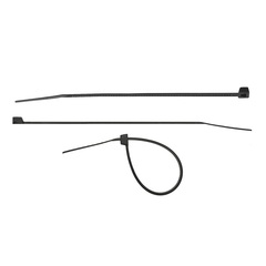 СИБИН ХС-Ч, 3.6 x 150 мм, нейлон РА66, 100 шт, черные, хомуты-стяжки (3788-36-150)