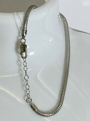 Снейк круглый 0,3 (браслет из серебра).