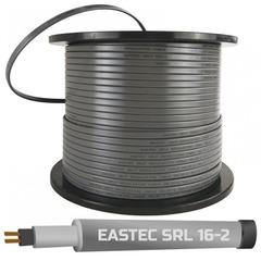 Саморегулируемый  греющий кабель EASTEC SRL 16-2 для обогрева труб 16 Вт/м