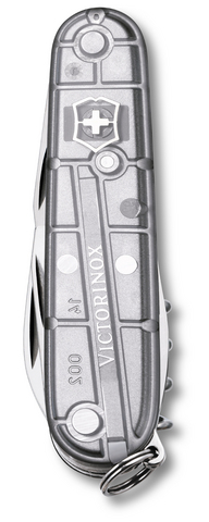 Нож Victorinox Spartan, 91 мм, 12 функций, полупрозрачный серебристый