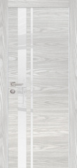 Дверь PX-16 AL кромка с 2-х ст. / Цвет Дуб скай бежевый / белоснежный лакобель / Двери PROFILO PORTE