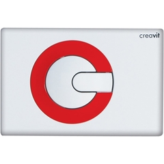 CREAVIT POWER GP5001.01 Кнопка для инсталляции, бело-красная фото