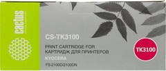 Картридж лазерный Cactus CS-TK3100 TK-3100 черный (12500стр.) для Kyocera Ecosys FS-2100D/2100DN