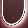 OV55F Зеркало SANCOS "Oval Led", фронтальная подсветка 550х1050