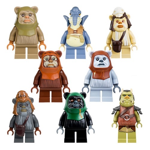 Минифигурки Эвоки Воины: купить набор мини фигурок из фильма Star Wars ...