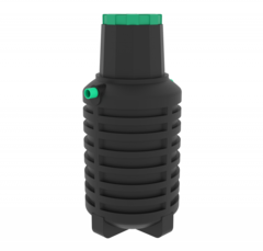 Септик Мультпласт Термит Профи накопитель 1.5 1500 л. вертикальный (110x110x243см;70кг;черный) - арт.555469.1