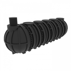 Емкость подземная горизонтальная Мультпласт M30 30000 л. горизонтальная (7960x2400x2400см;1080кг;черный) - арт.555434.34