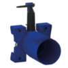 Delabie 370PBOX Встраиваемый герметичный блок для BINOPTIC 2  от батареи 6V , набор 1/2
