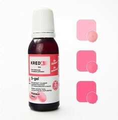 Краситель гелевый концентрат Розовый 20 г Kreda-Bio