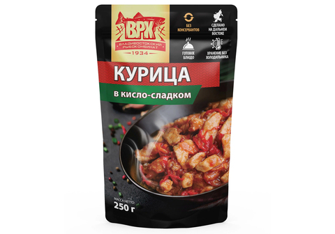 Свинина в кисло-сладком соусе ВРК, 250г