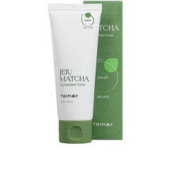 Trimay Jeju Matcha Low pH Cleansing Foam  пенка для умывания с чаем матча для проблемной и чувствительной кожи