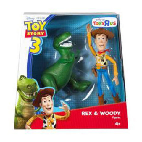 Toy Story 3 Rex & Woody Figures