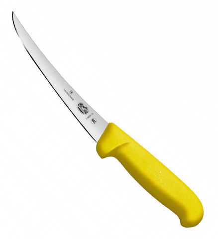 Нож кухонный Victorinox Fibrox разделочный, лезвие 150 mm, Yellow (5.6608.15)